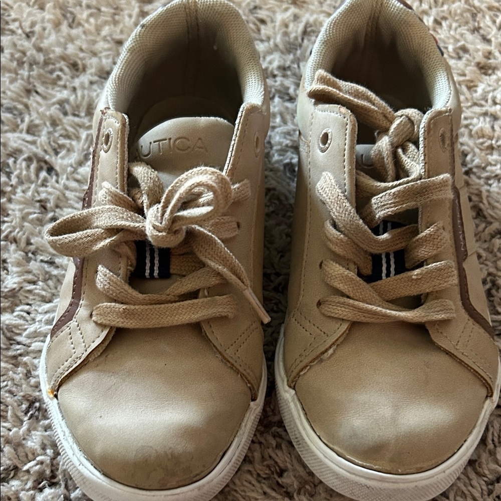 Nautica Kids Tan Sneakers